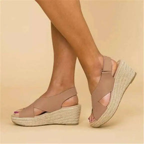 Casual Comfortable Peep Toe Platform