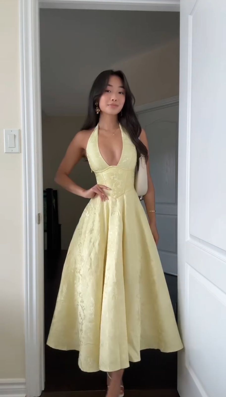 Vestido Longo Amarelo